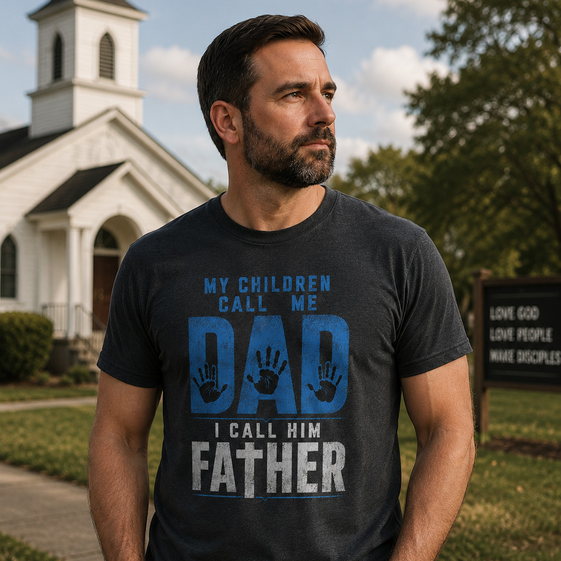 My children call me DAD I CALL Him Father